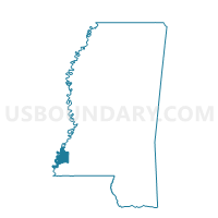 Adams County in Mississippi